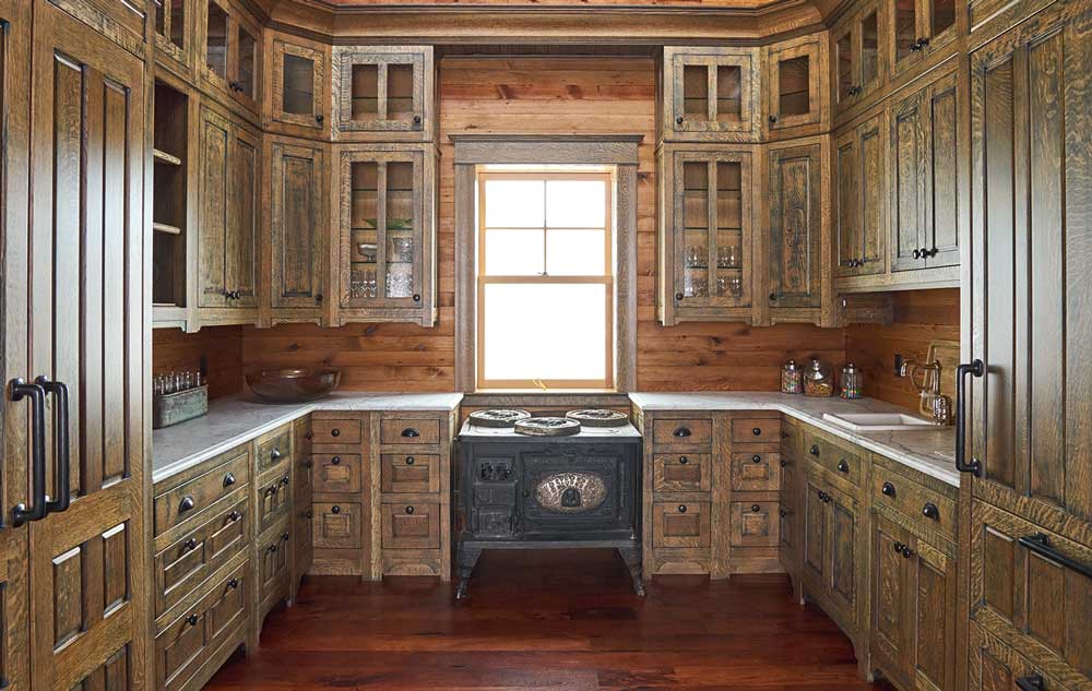 oak kitchen