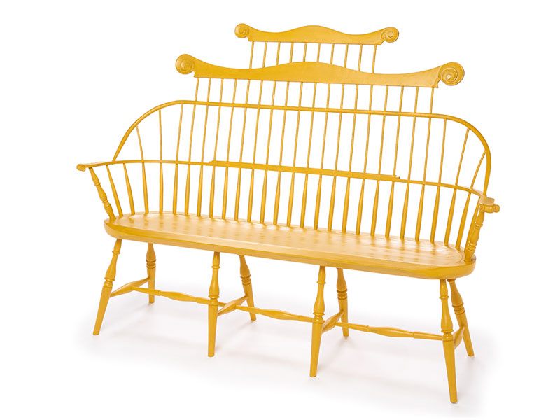 Double Comb Sack-back Windsor Bench