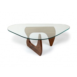 walnut midcentury modern table