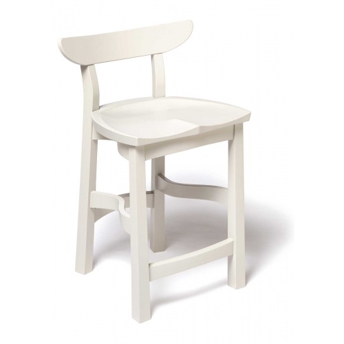white painted chair