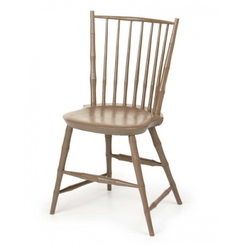 Brown Bamboo style Rod Back Windsor Chair