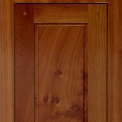 kitchen cabinet door in natural cherry in Shaker style