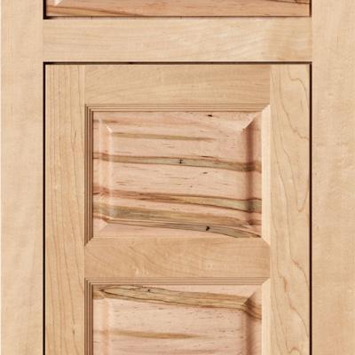 ambrosia maple kitchen cabinet door with pillowed front