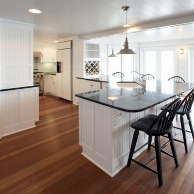 wide view cottage kitchen in white 